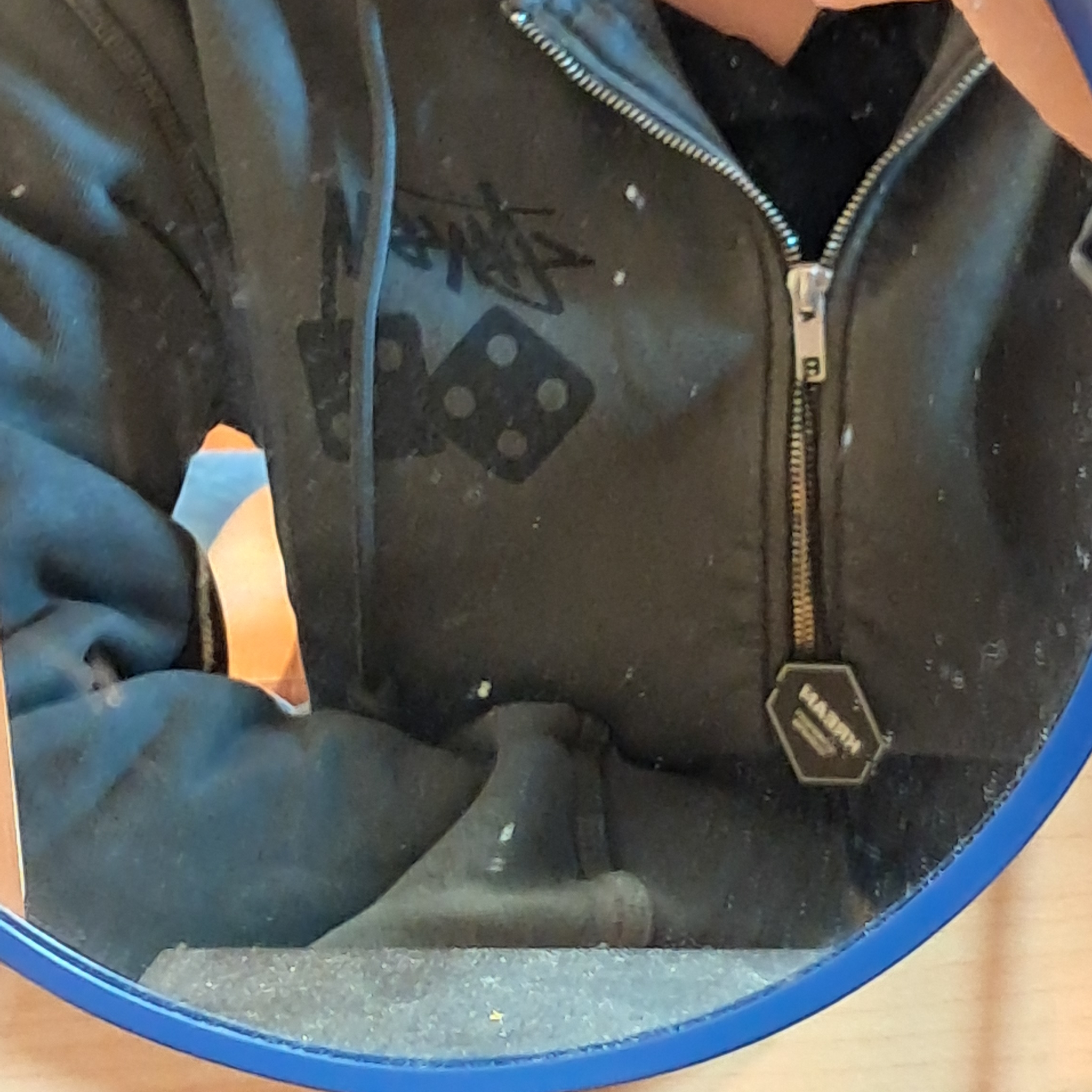 Stussy Pigment Dyed Dice Zip Hoodie Black 착용 스타일