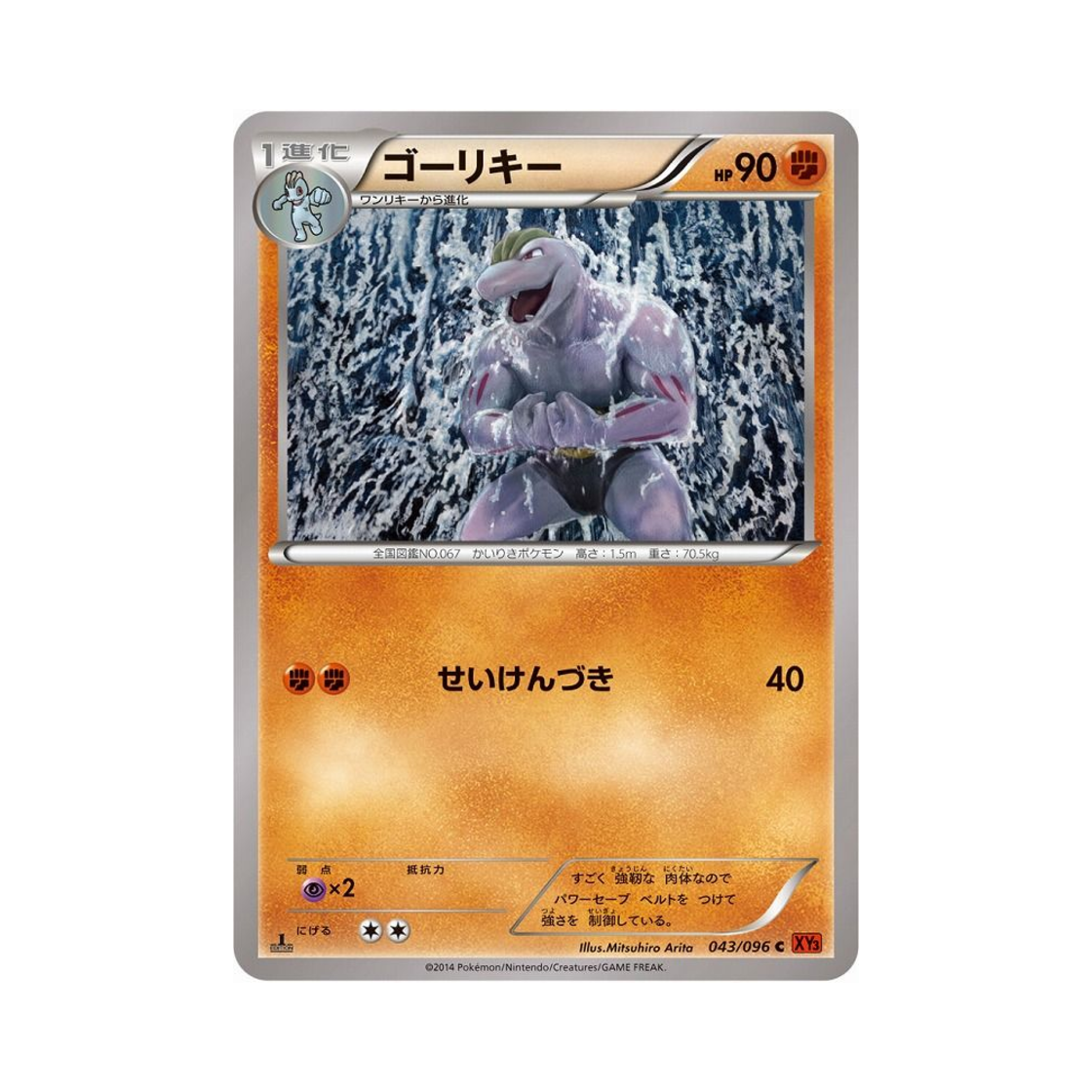 포켓몬 TCG 근육몬 C 라이징피스트 퍼스트 에디션 (일어판)(Pokemon TCG Machoke C Rising Fist 1st Edition (Japanese Ver.)) - 1