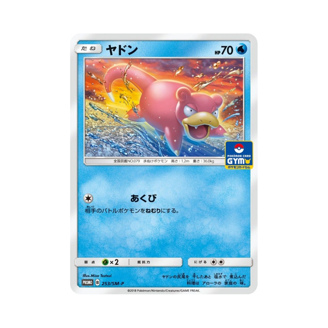 PROMO253-SM-P Pokemon TCG Slowpoke P Sun & Moon Promos (Japanese Ver.)