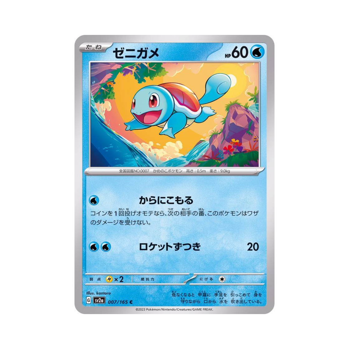 포켓몬 TCG 꼬부기 C 포켓몬 카드 151 (일어판)(Pokemon TCG Squirtle C Pokemon Card 151 (Japanese Ver.)) - 1