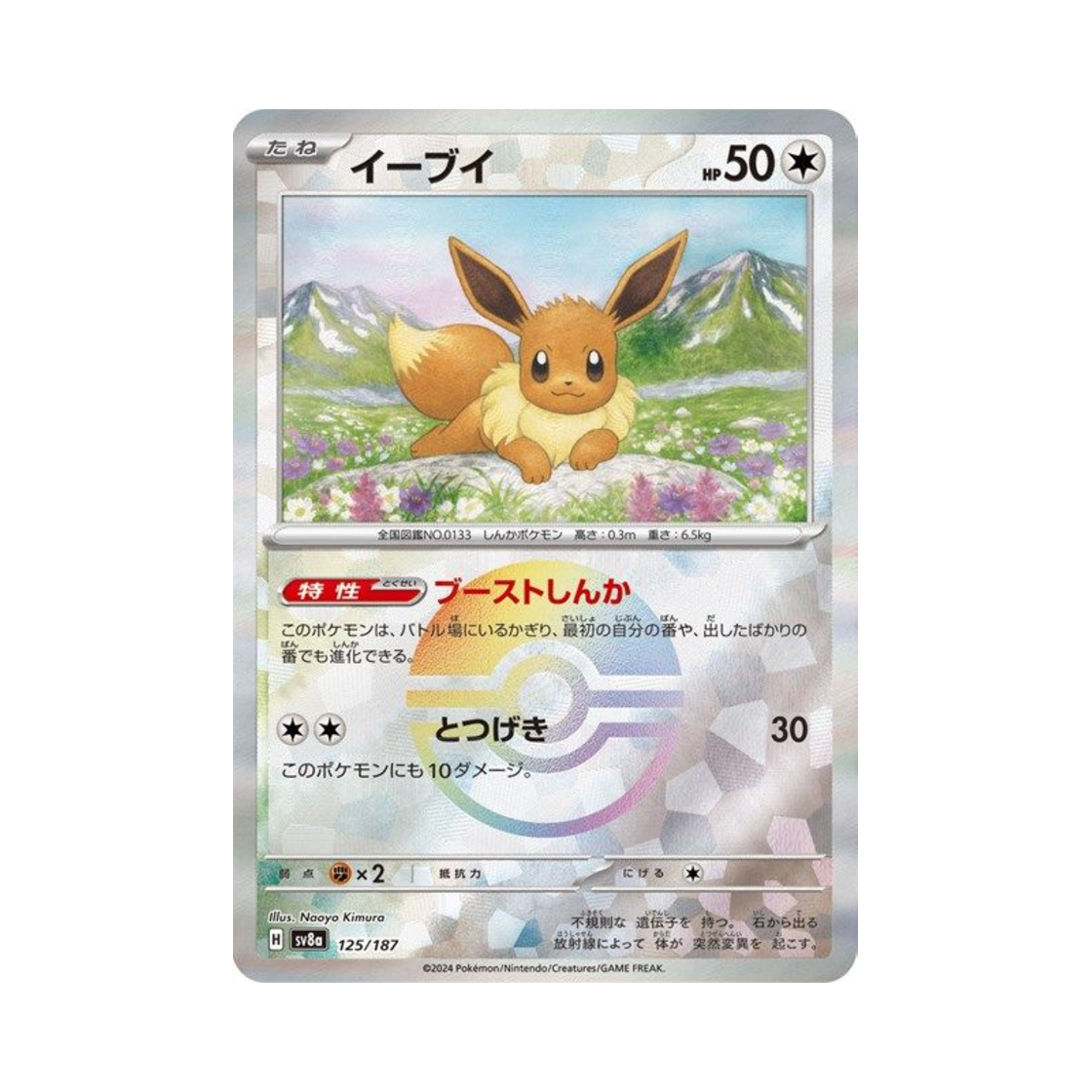 포켓몬 TCG 이브이 몬스터볼 미러 테라스탈 페스타 ex (일어판)