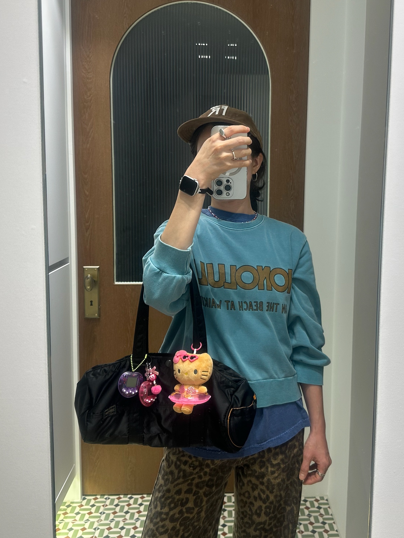 Porter Tanker Duffle Bag L Black, Asics Gel-Nimbus 10.1 Ocean Haze Pure Silver 착용 스타일 - 2