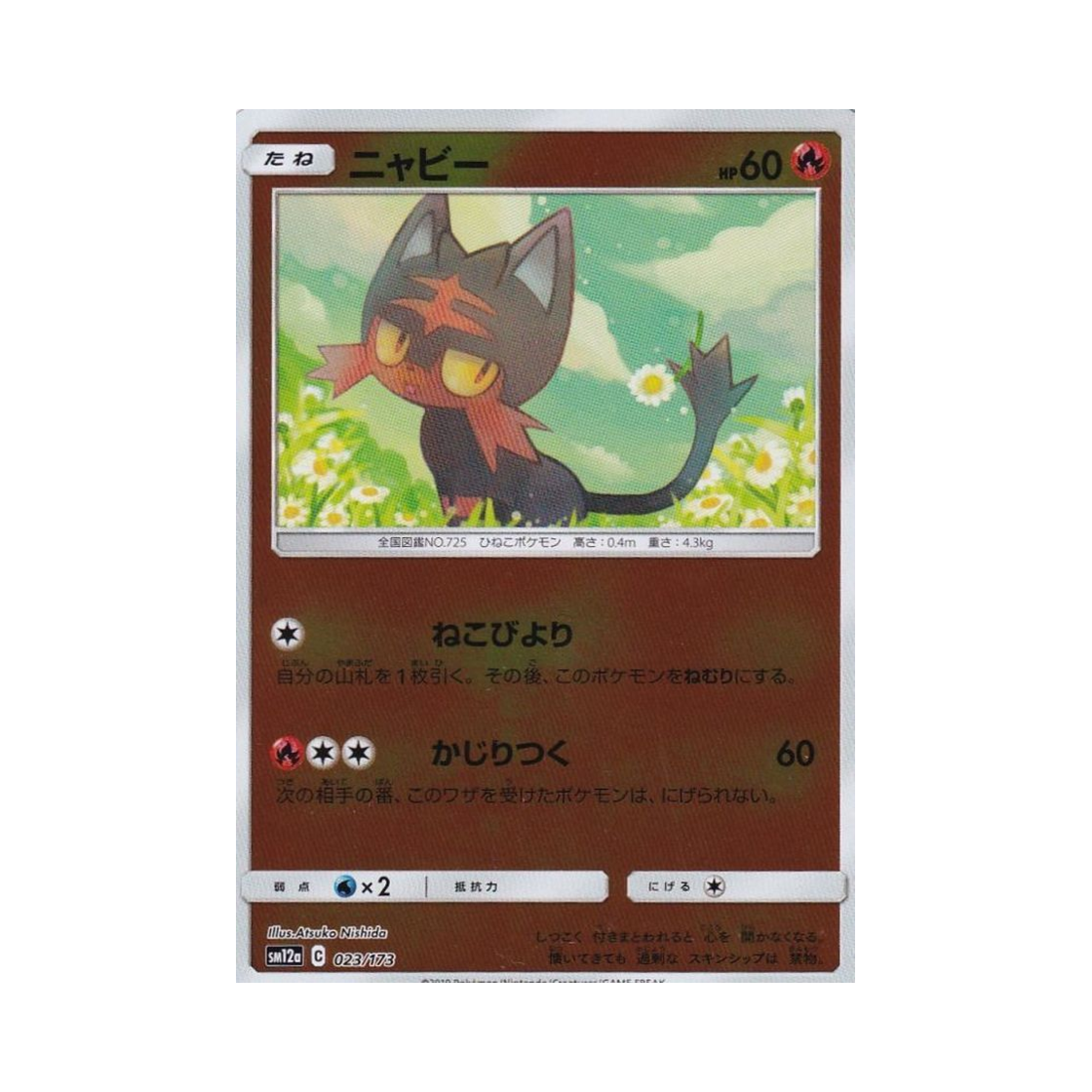 포켓몬 TCG 냐오불 미러 GX 태그올스타즈 (일어판)(Pokemon TCG Litten Mirror Tag All Stars (Japanese Ver.)) - 1