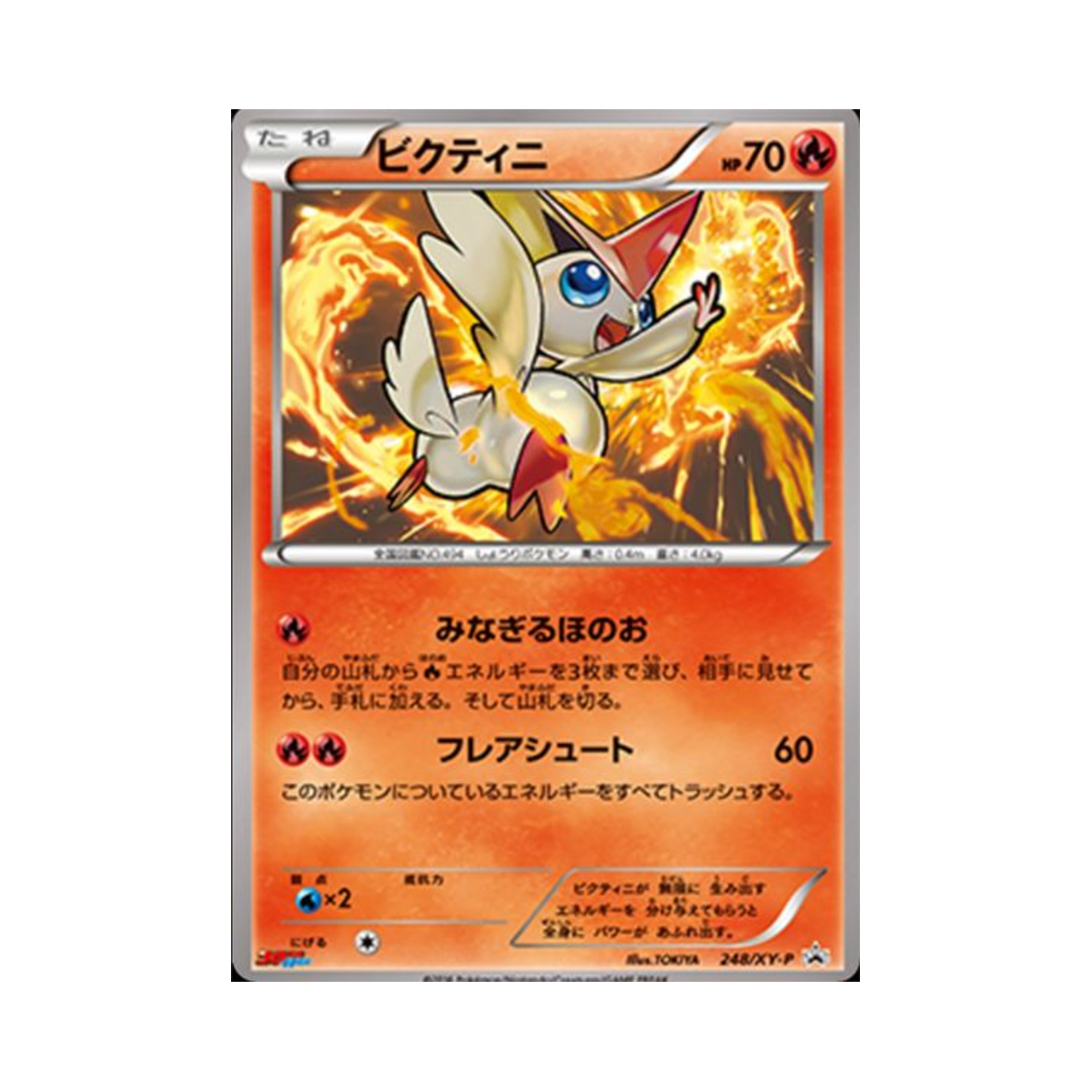 포켓몬 TCG 비크티니 P XY 프로모 카드 (일어판)(Pokemon TCG Victini P XY Promos (Japanese Ver.)) - 1