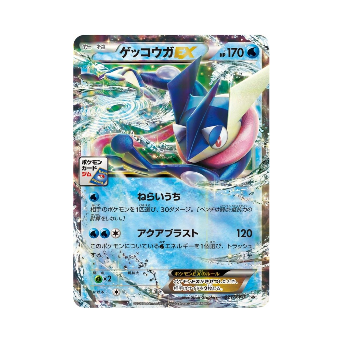 PROMO021-XY-P Pokemon TCG Greninja ex P XY Promos (Japanese Ver.)