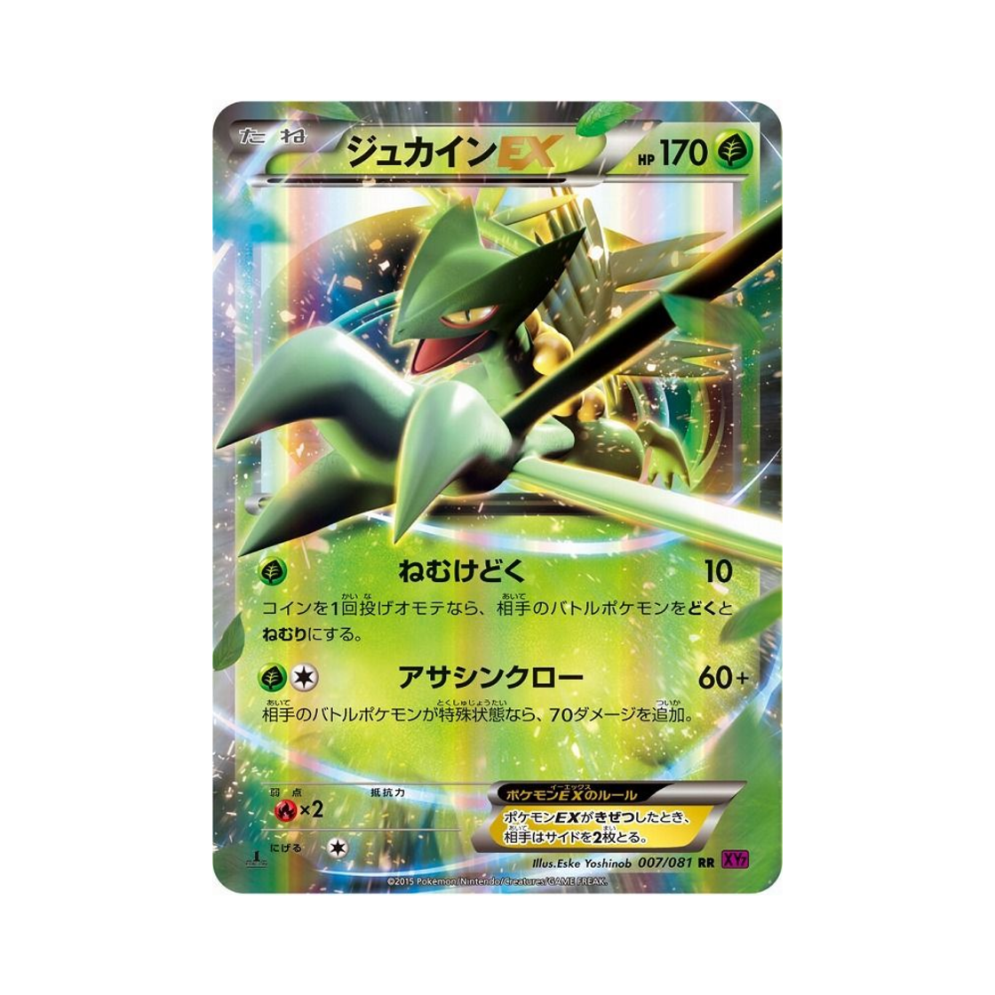 포켓몬 TCG 나무킹 ex RR 밴디드링 퍼스트 에디션 (일어판)(Pokemon TCG Sceptile ex RR Banded Ring 1st Edition (Japanese Ver.)) - 1