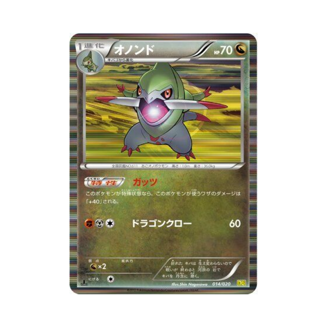 포켓몬 TCG 액슨도 드래곤 컬렉션 퍼스트 에디션 (일어판)(Pokemon TCG Fraxure Dragon Selection 1st Edition (Japanese Ver.))