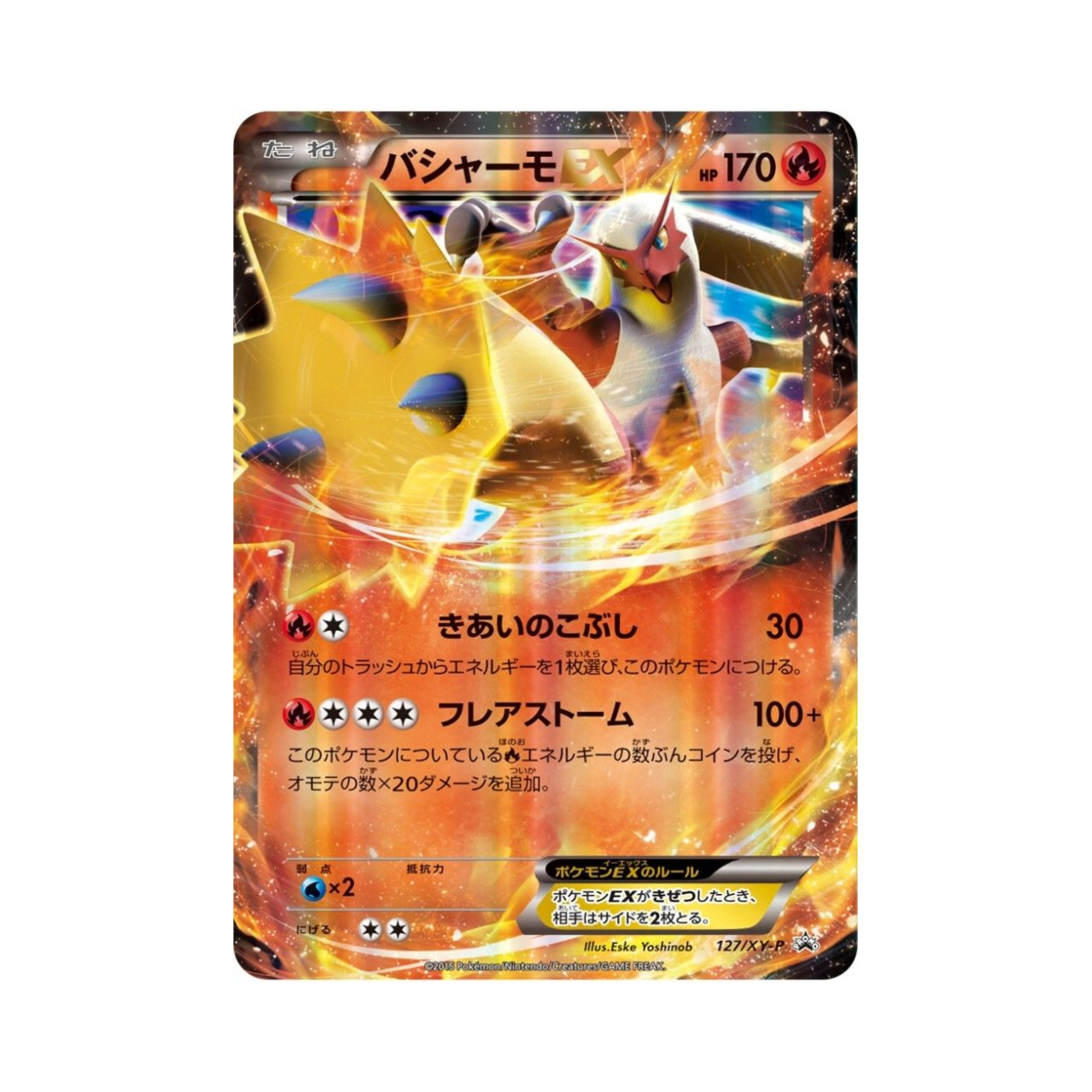 PROMO127-XY-P Pokemon TCG Blaziken ex P XY Promos (Japanese Ver.)