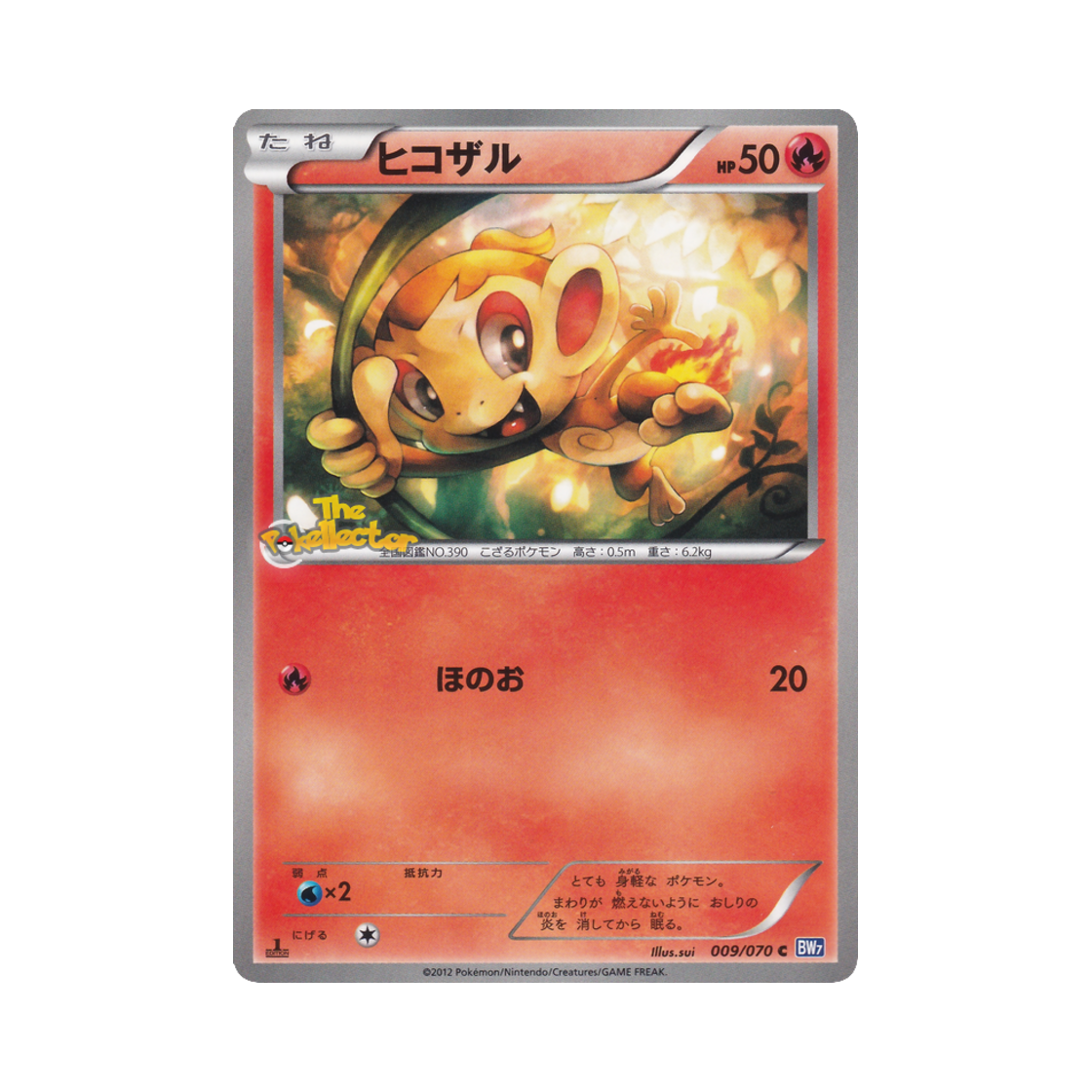 포켓몬 TCG 불꽃숭이 C 플라스마게일 퍼스트 에디션 (일어판)(Pokemon TCG Chimchar C Plasma Gale 1st Edition (Japanese Ver.)) - 1