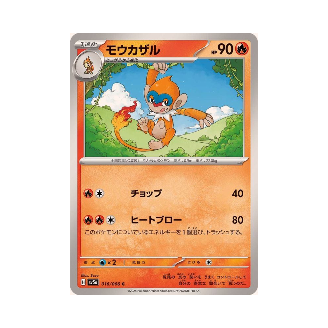 포켓몬 TCG 파이숭이 C 크림슨 헤이즈 (일어판)(Pokemon TCG Monferno C Crimson Haze (Japanese Ver.)) - 1