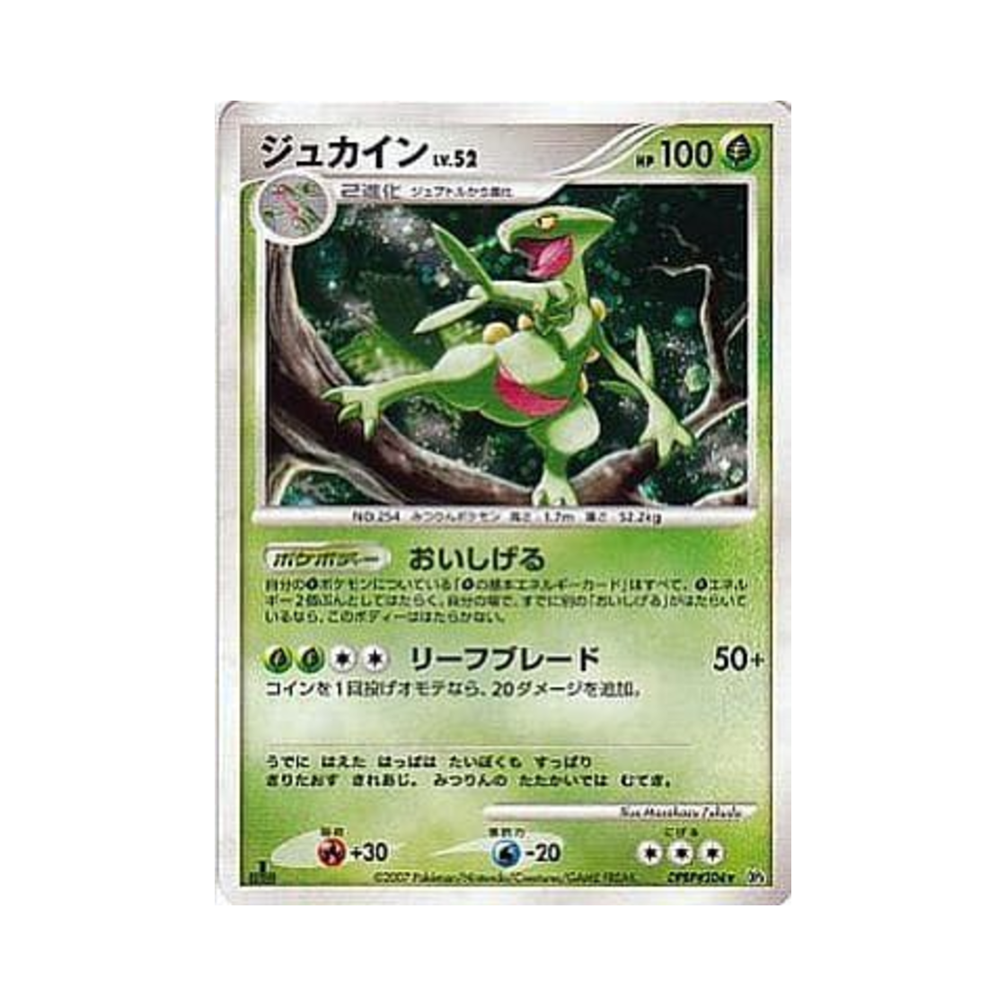 포켓몬 TCG 나무킹 R 던 대쉬 (일어판)(Pokemon TCG Sceptile R Dawn Dash (Japanese Ver.)) - 1