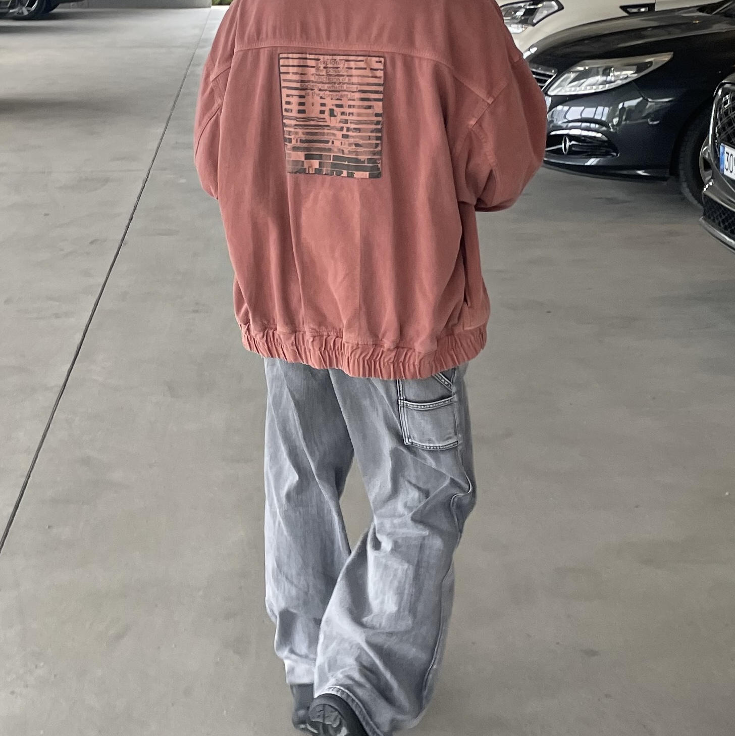 Wooyoungmi Wide Washing Denim Pants Grey - 25SS, Cav Empt Overdye Community Button Jacket Brown - 24FW 착용 스타일