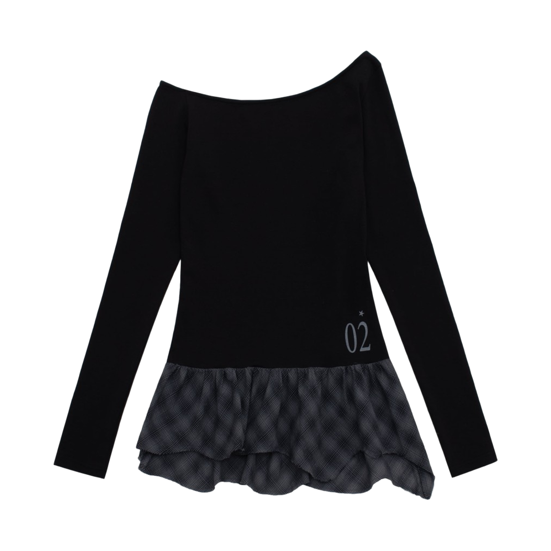 리히트 셔링 오프숄더 탑(Reheat Shirring Off-Shoulder Top)