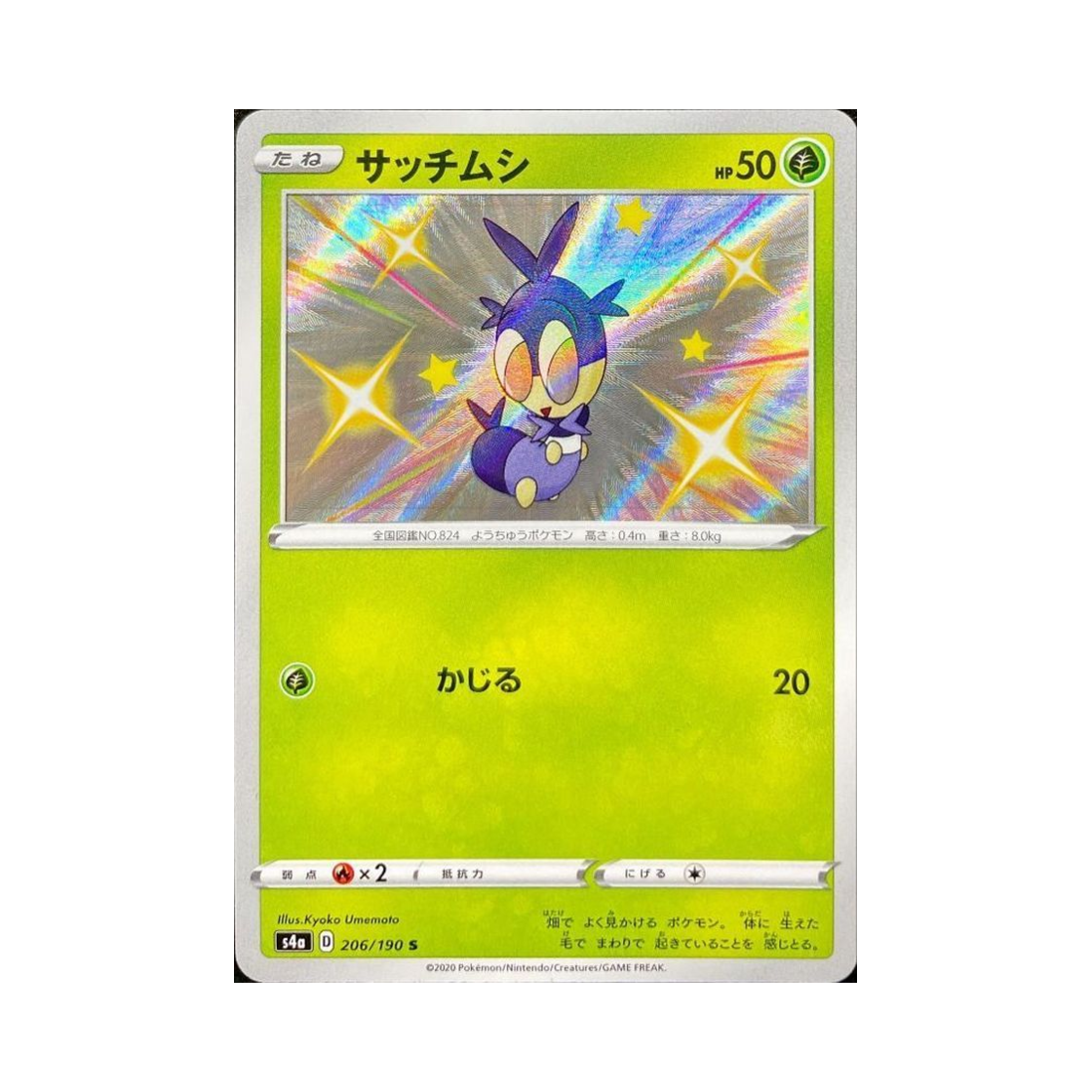 포켓몬 TCG 두루지벌레 S 샤이니스타 V (일어판)(Pokemon TCG Blipbug S Shiny Star V (Japanese Ver.))