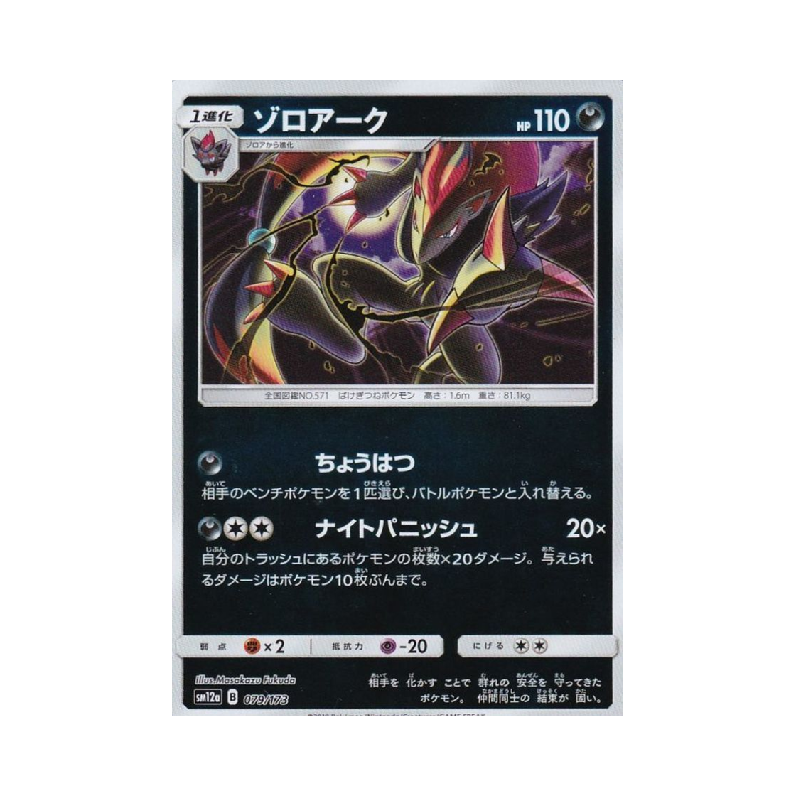 포켓몬 TCG 조로아크 미러 GX 태그올스타즈 (일어판)(Pokemon TCG Zoroark Mirror Tag All Stars (Japanese Ver.)) - 1