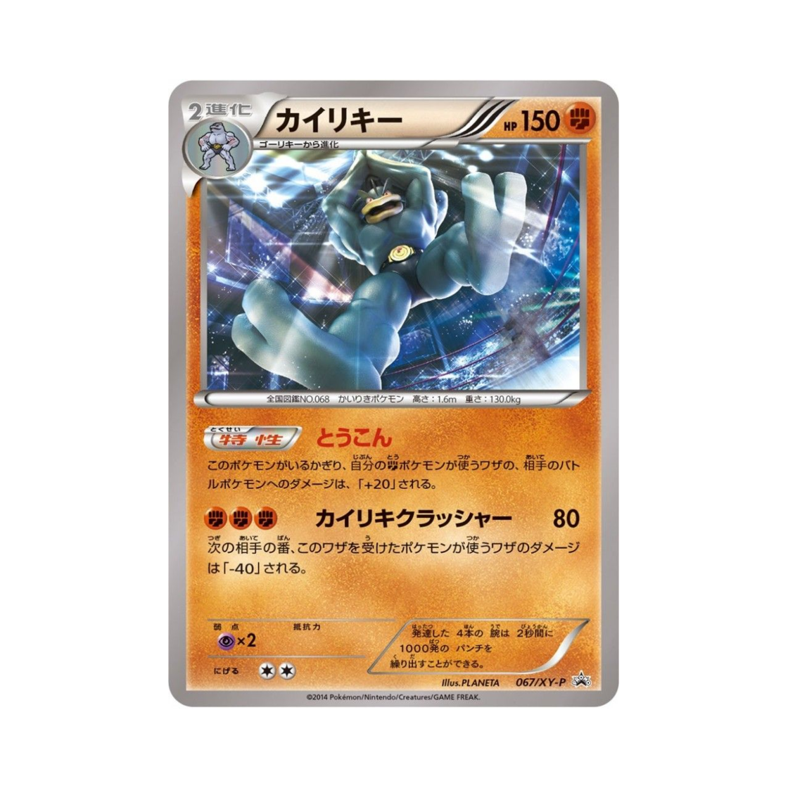 포켓몬 TCG 괴력몬 P XY 프로모 카드 (일어판)(Pokemon TCG Machamp P XY Promos (Japanese Ver.)) - 1