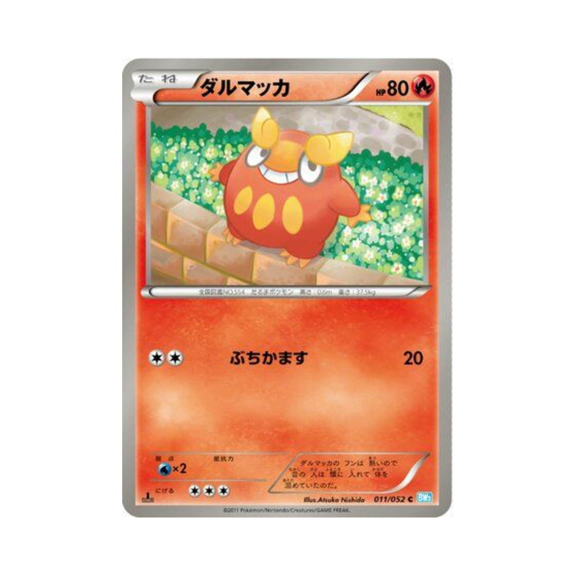 포켓몬 TCG 달막화 C 헤일 블리자드 퍼스트 에디션 (일어판)(Pokemon TCG Darumaka C Hail Blizzard 1st Edition (Japanese Ver.)) - 1