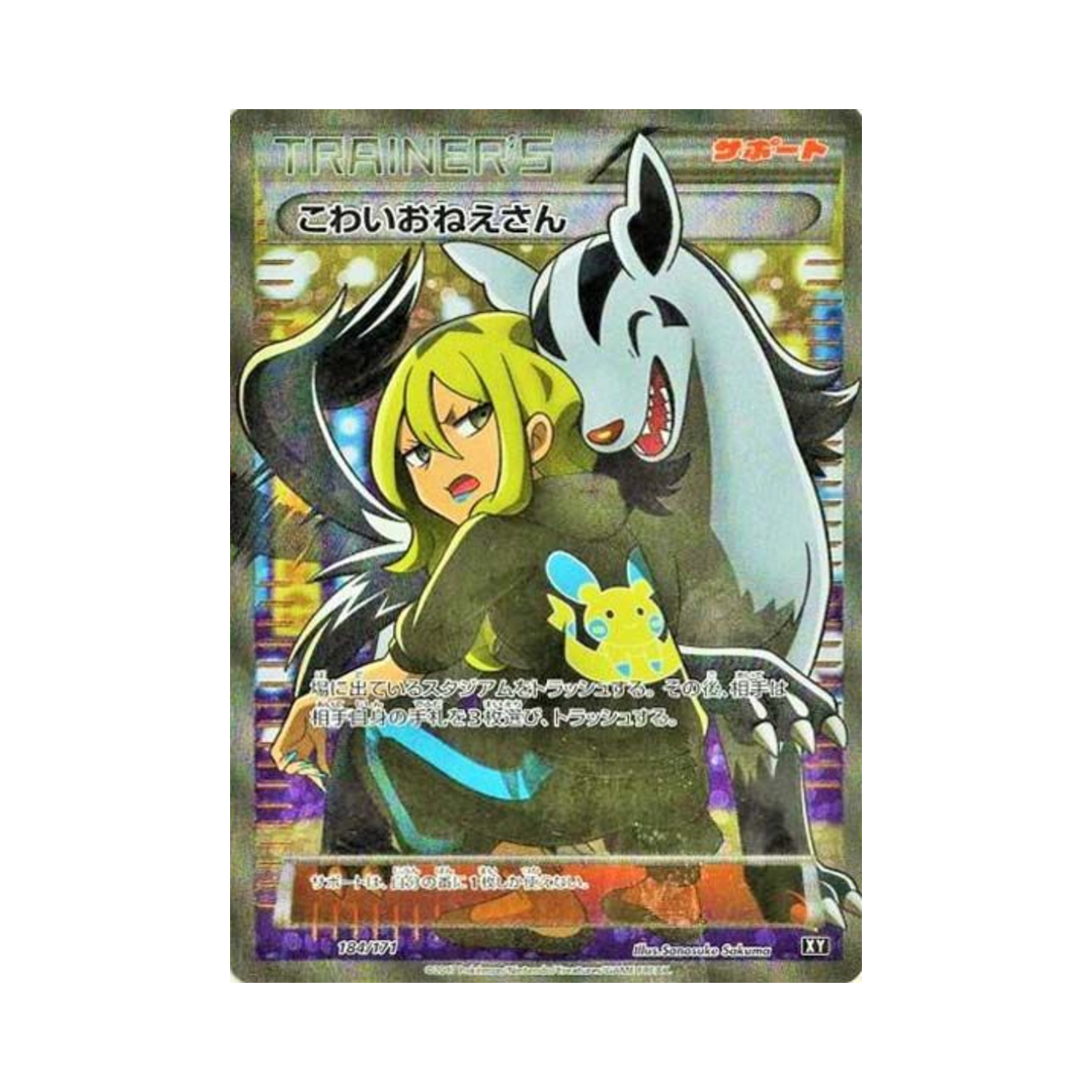 XY184-171 Pokemon TCG Delinquent SR THE BEST OF XY (Japanese Ver.)