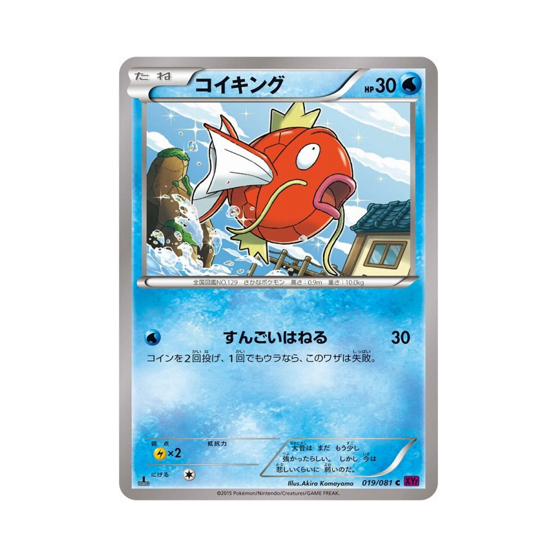 XY7-019-081 Pokemon TCG Magikarp C Banded Ring 1st Edition (Japanese Ver.)