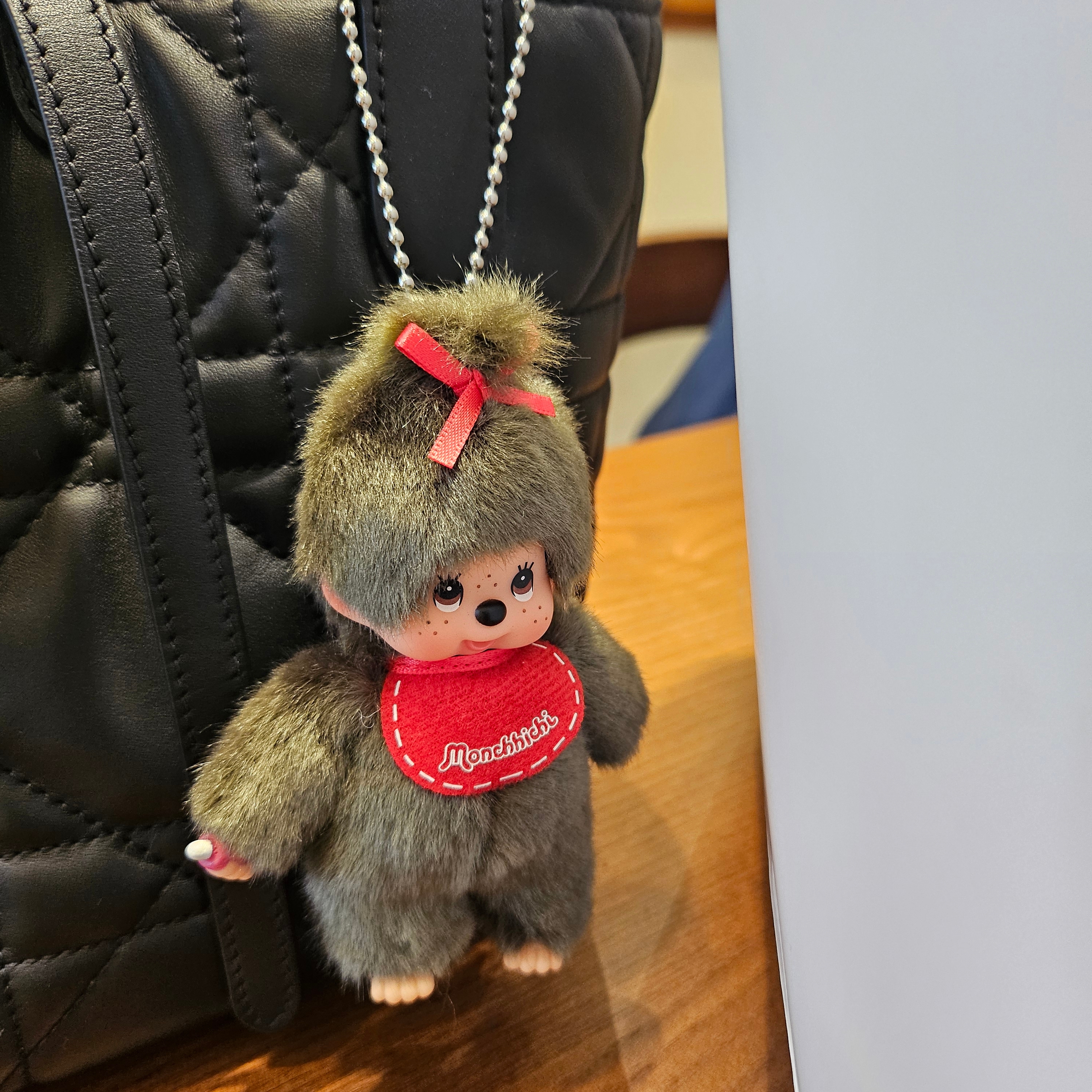 Monchhichi Keychain Mini Girl 착용 스타일