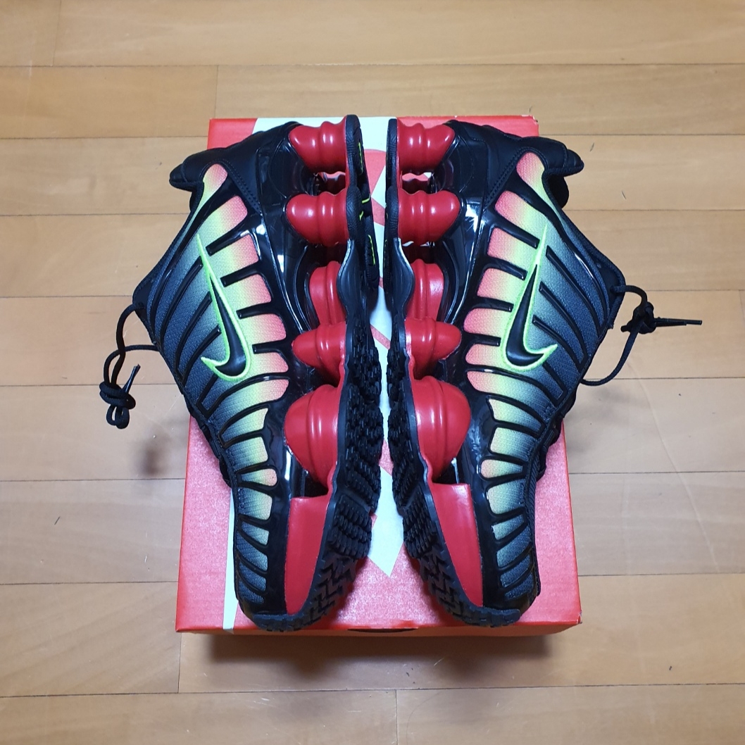 (W) Nike Shox TL Black Volt 착용 스타일