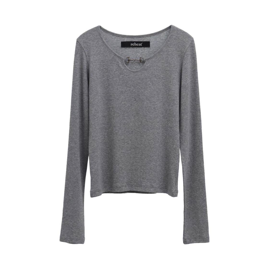 리히트 홀스빗 디테일 탑 그레이(Reheat Horsebit Detail Top Gray)