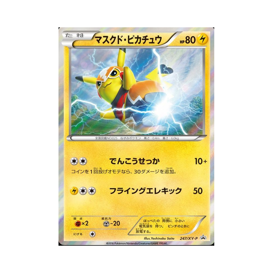 PROMO247-XY-P Pokemon TCG Libre Pikachu P XY Promos (Japanese Ver.)
