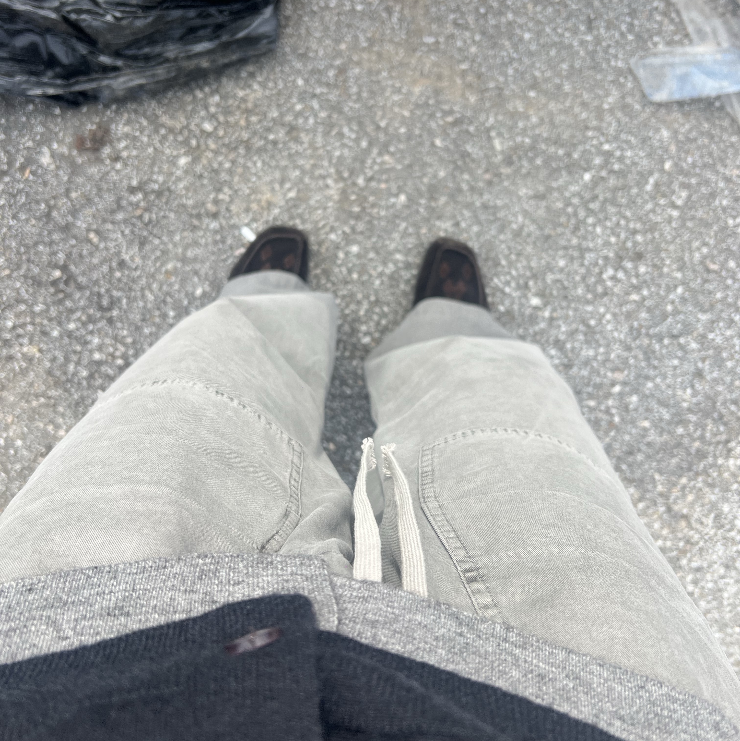 [기간한정 20%쿠폰] Polyteru Human Index Human Hunter Cargo Pajama Pants Light Gray 착용 스타일