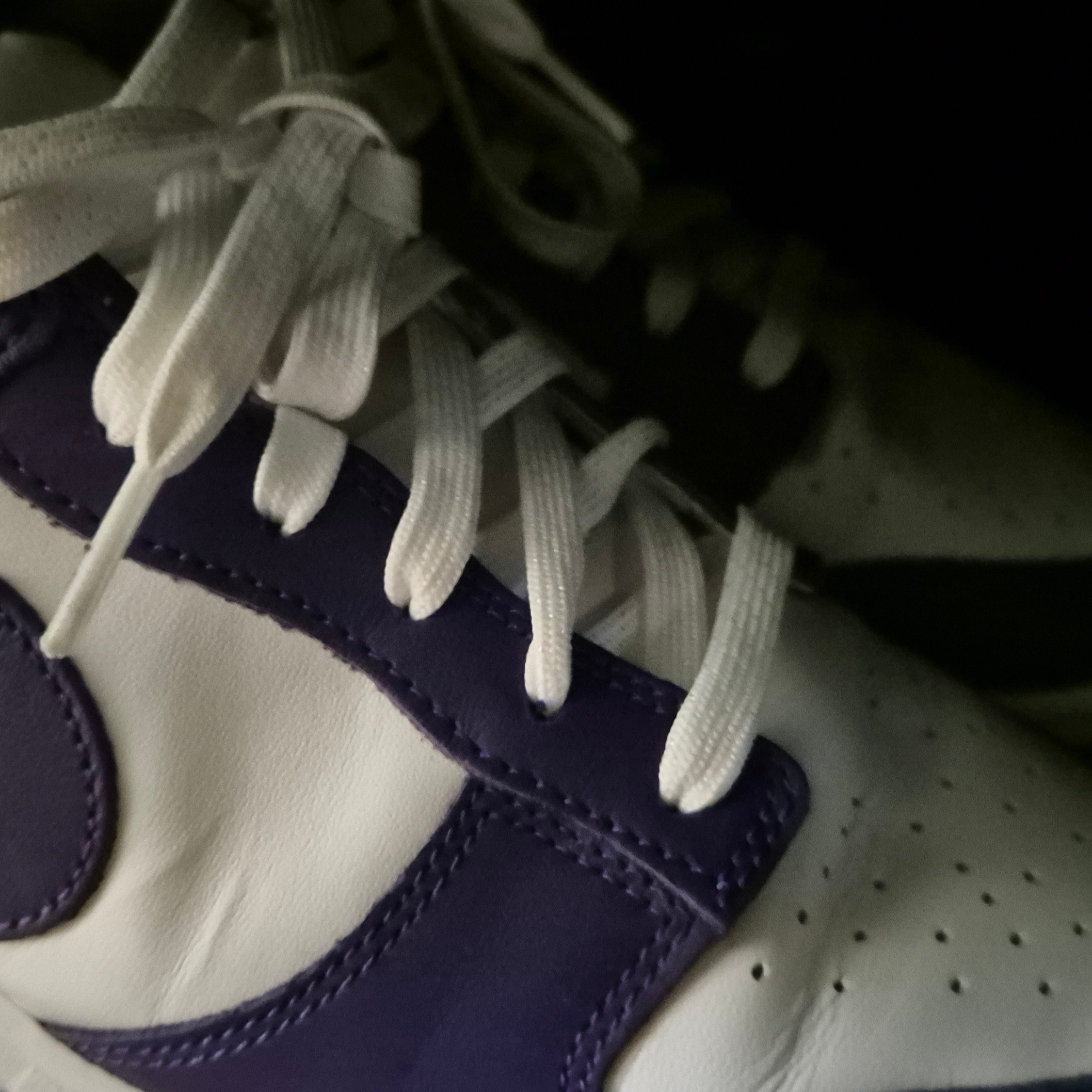 Nike Dunk Low Retro Championship Court Purple 착용 스타일