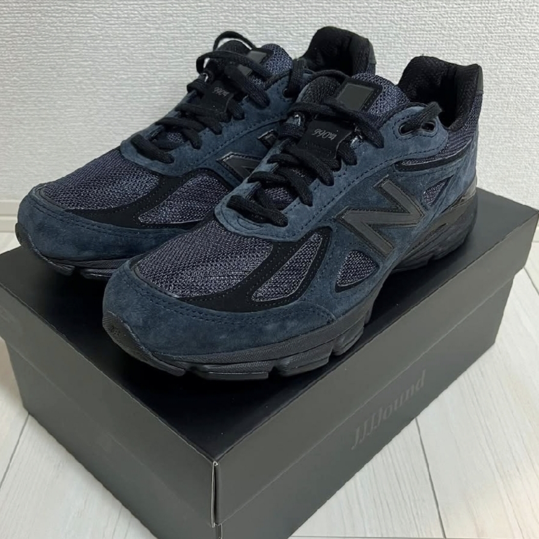 New Balance x JJJJound 990v4 Navy 착용 스타일
