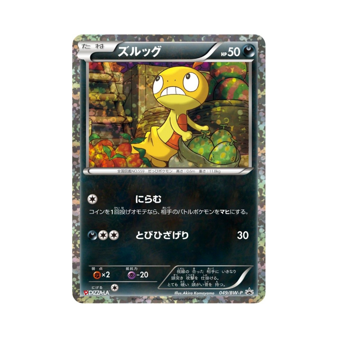 PROMO049-BW-P Pokemon TCG Scraggy P Black & White Promos (Japanese Ver.)