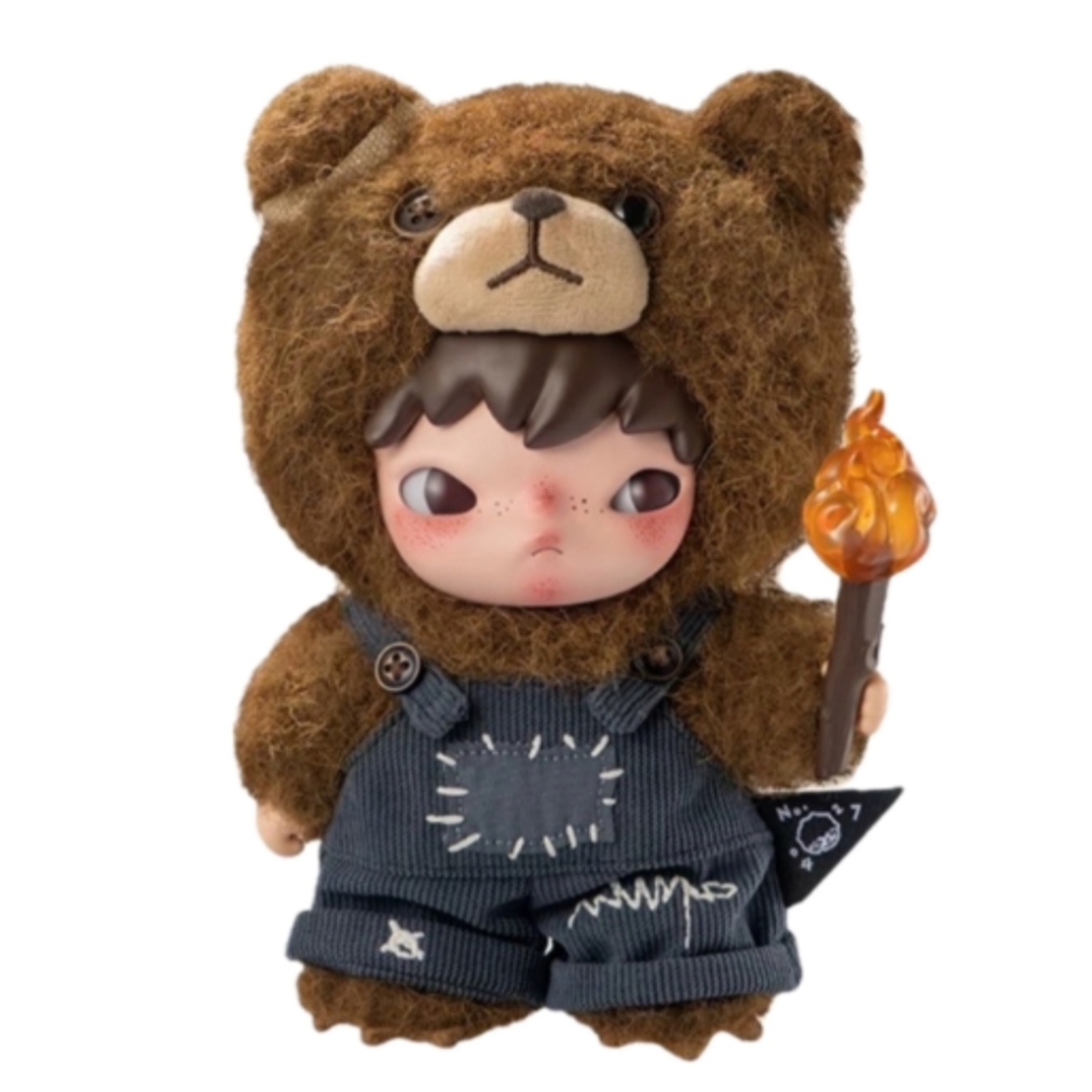 Pop Mart Hirono Living Wild-Fight For Joy Plush Doll 착용 스타일 - 5