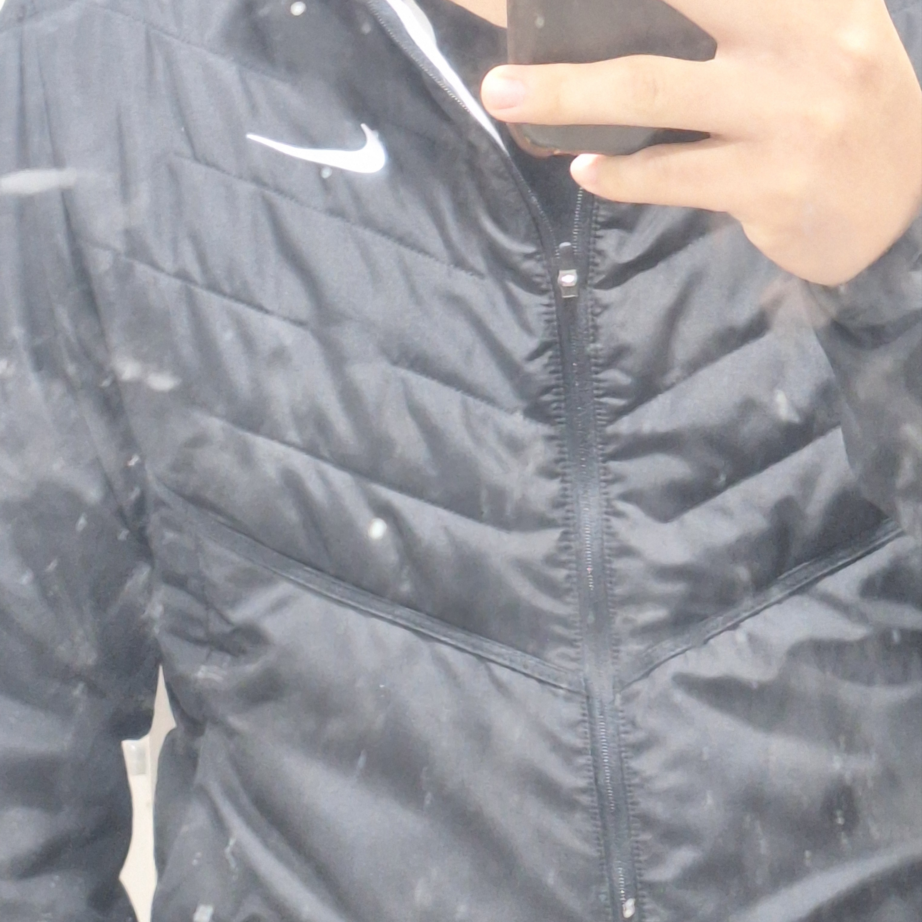 Nike Therma-Fit Repel Synthetic Fill Running Jacket Black - Asia 착용 스타일