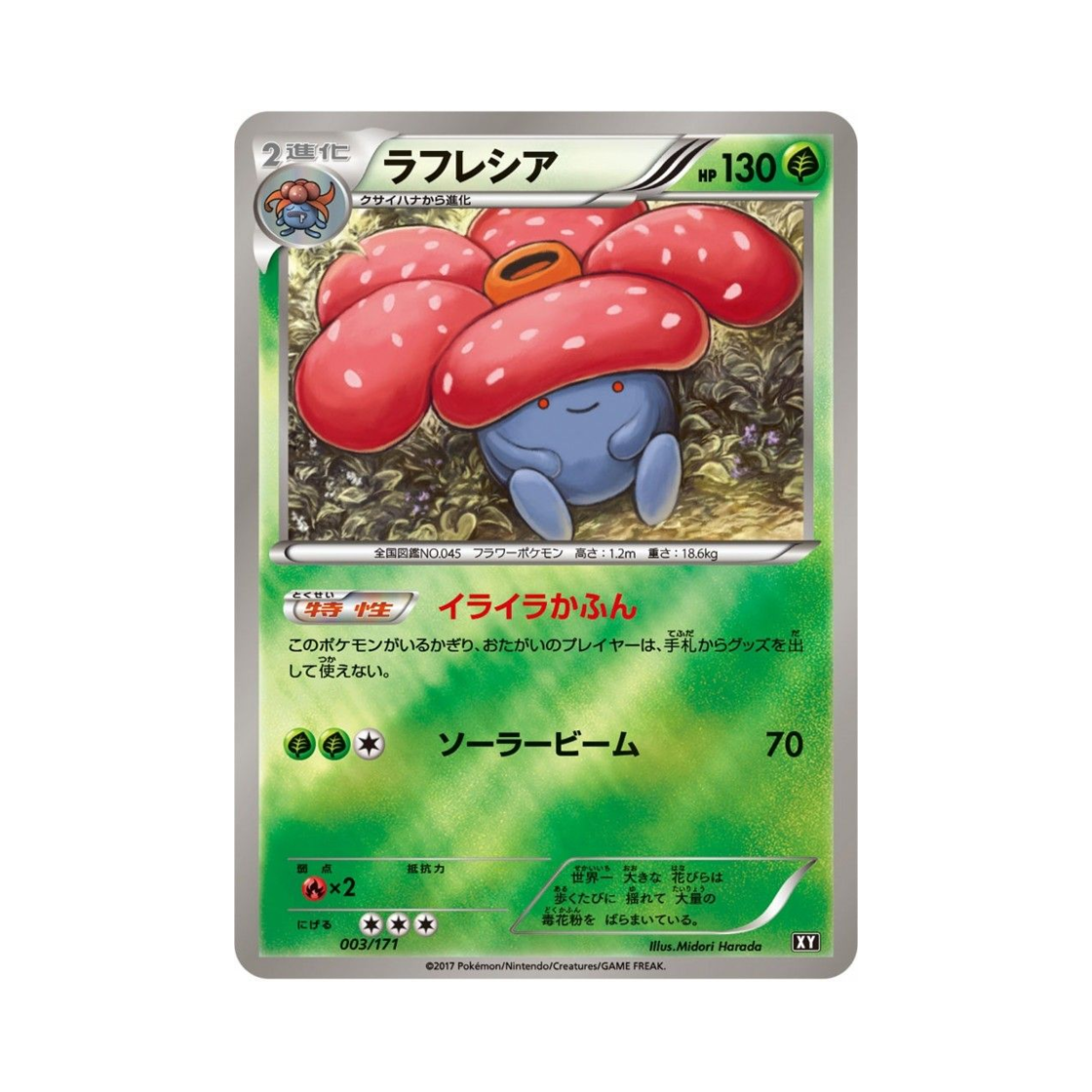 포켓몬 TCG 라플레시아 미러 베스트 오브 엑스와이 (일어판)(Pokemon TCG Vileplume Mirror THE BEST OF XY (Japanese Ver.)) - 1