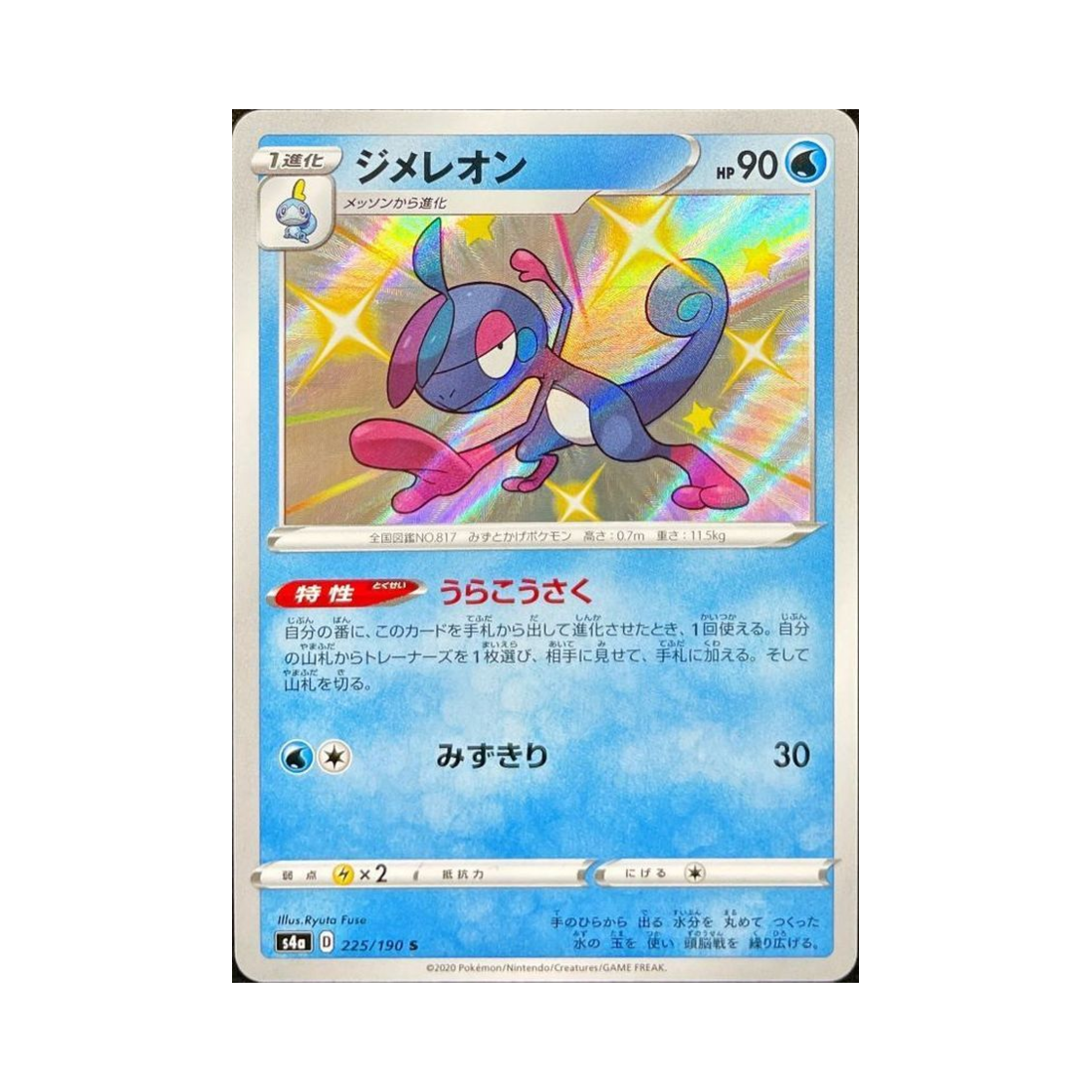 포켓몬 TCG 누겔레온 S 샤이니스타 V (일어판)(Pokemon TCG Drizzile S Shiny Star V (Japanese Ver.))