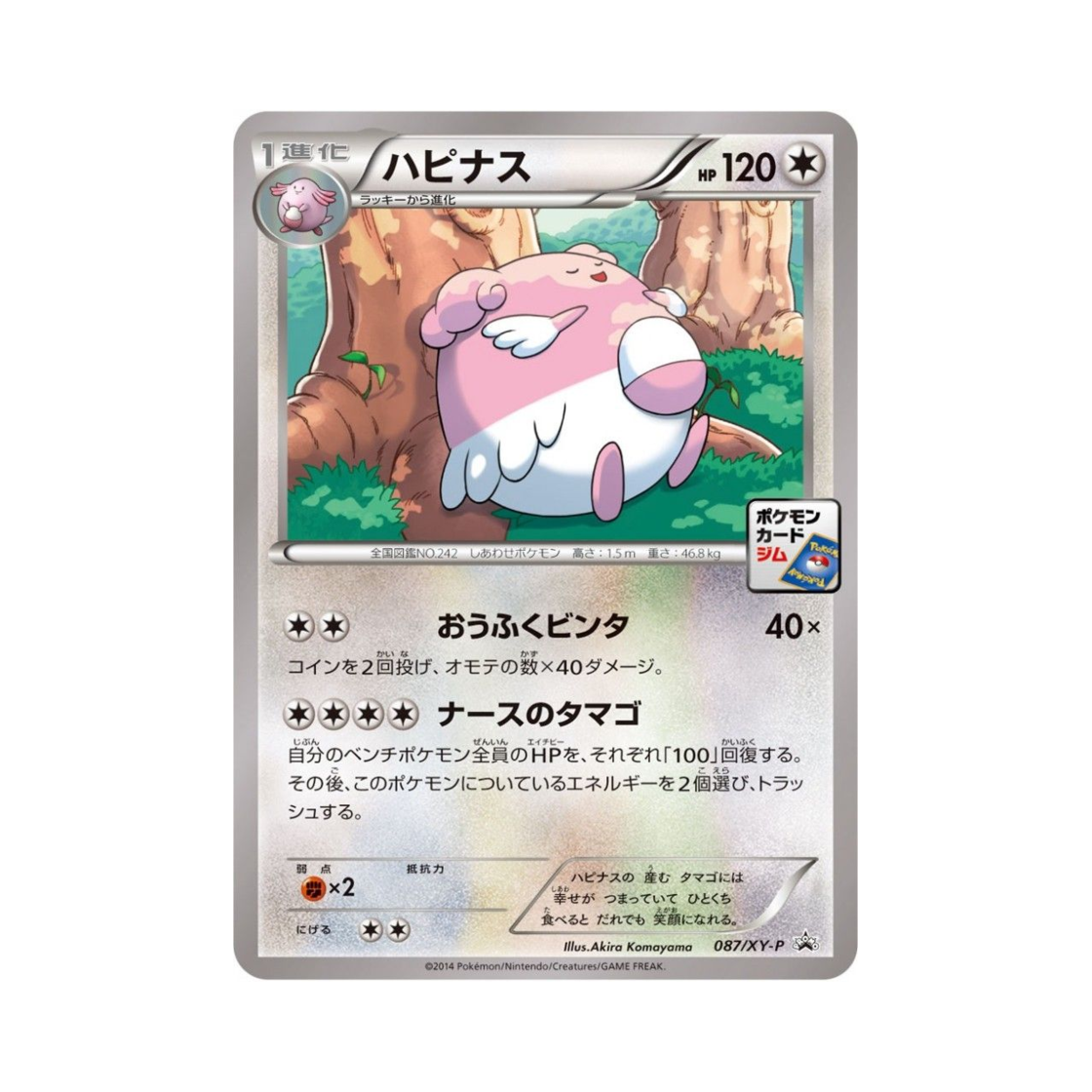 포켓몬 TCG 해피너스 P XY 프로모 카드 (일어판)(Pokemon TCG Blissey P XY Promos (Japanese Ver.)) - 1