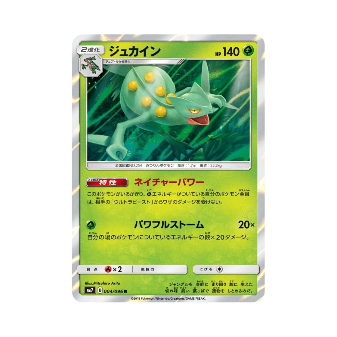 포켓몬 TCG 나무킹 R 창공의 카리스마 (일어판)(Pokemon TCG Sceptile R Charisma Of The Wrecked Sky (Japanese Ver.)) - 1