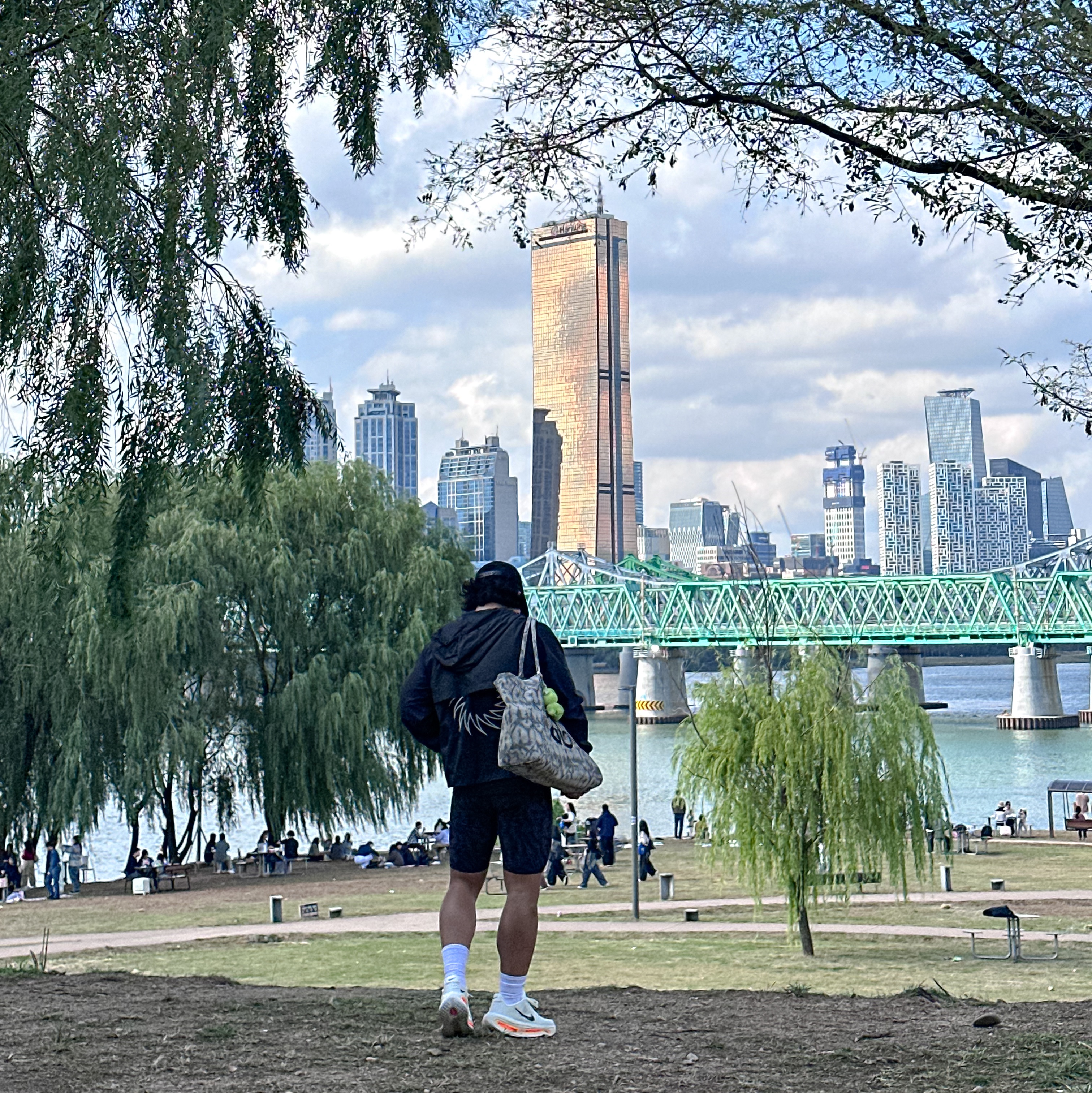 UVU Cap Black, UVU Half Tight 2.0 Black 착용 스타일 - 2