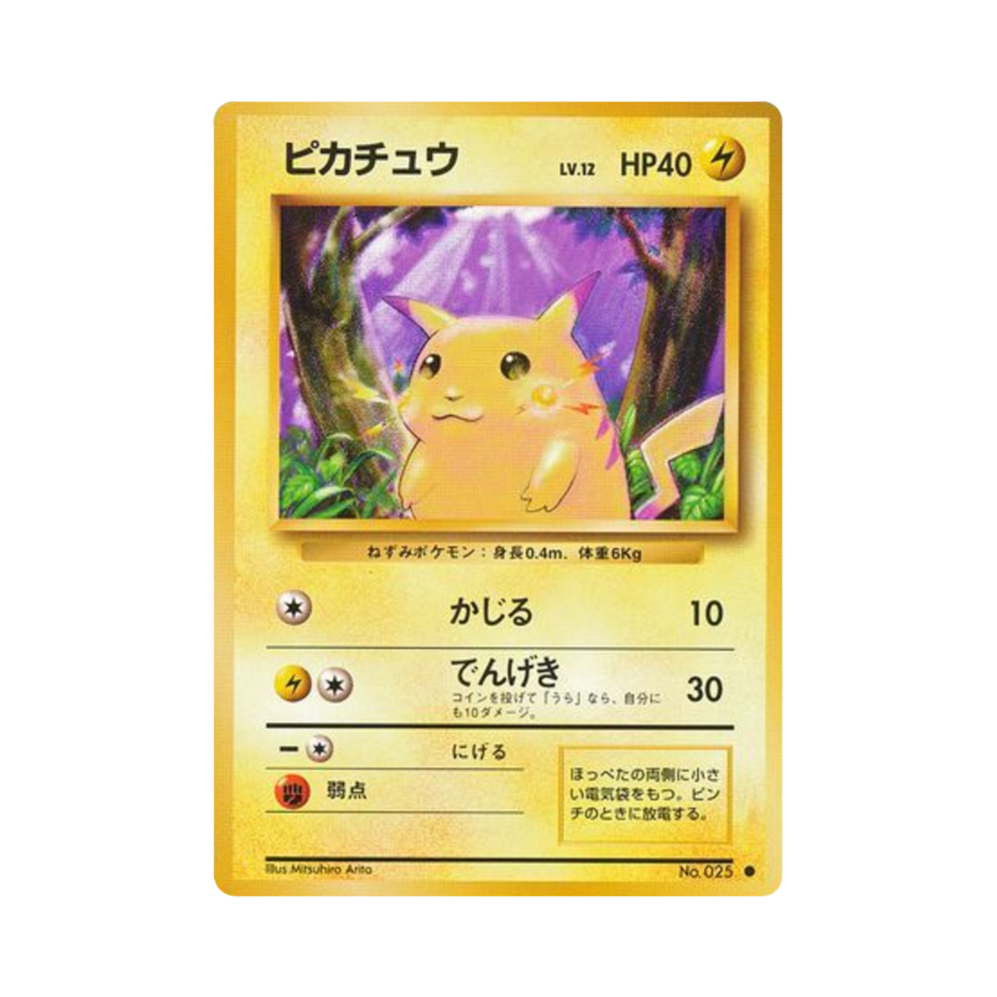 NO025 Pokemon TCG Pikachu C Expansion Pack (Japanese Ver.)