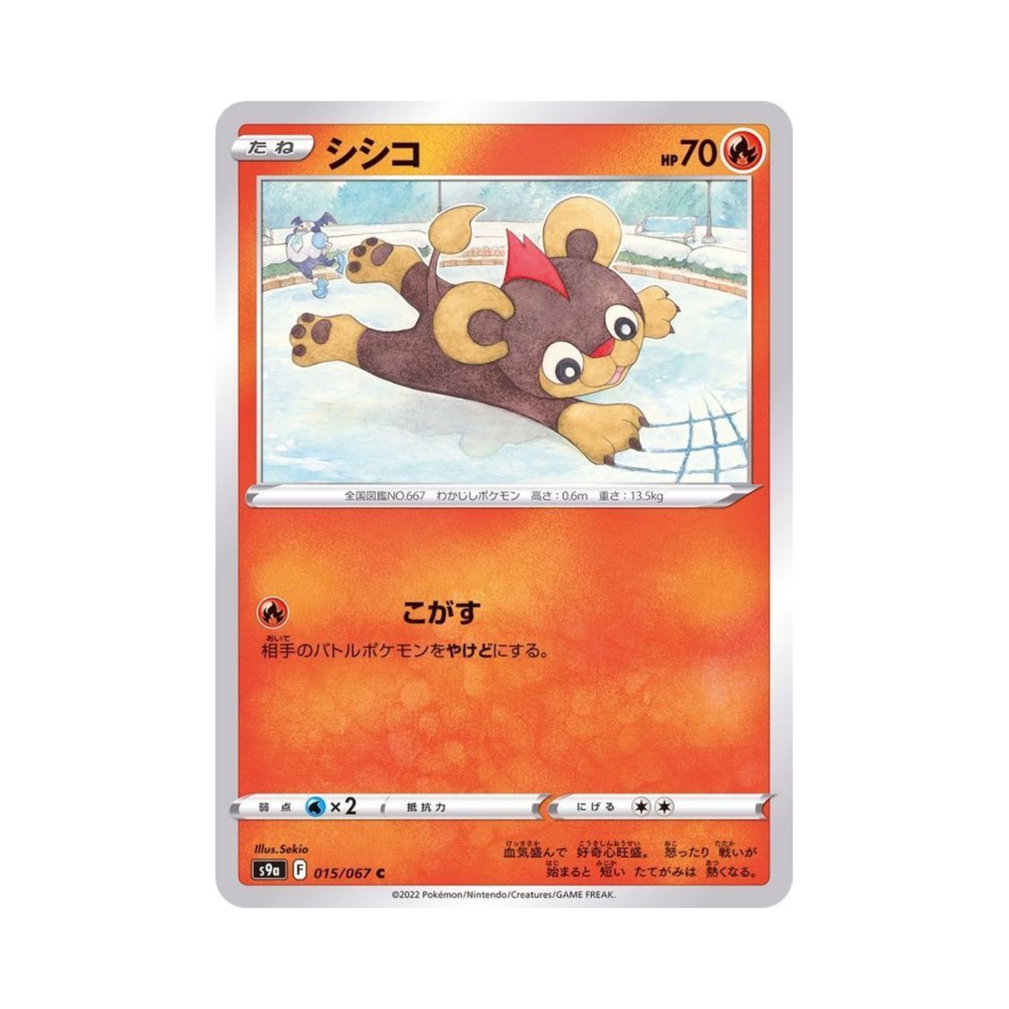 포켓몬 TCG 레오꼬 C 배틀리전 (일어판)(Pokemon TCG Litleo C Battle Region (Japanese Ver.))