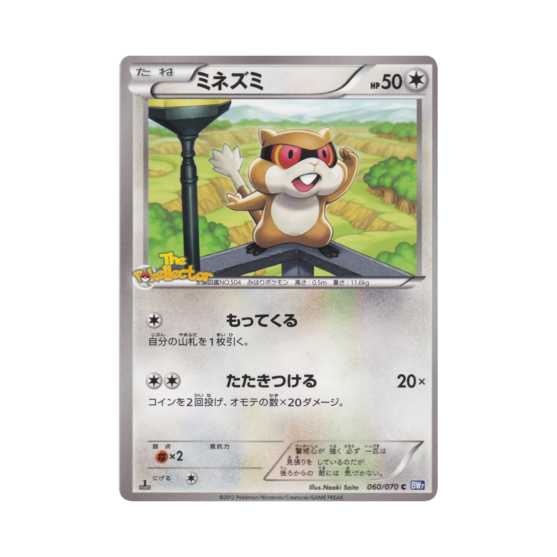포켓몬 TCG 보르쥐 C 플라스마게일 퍼스트 에디션 (일어판)(Pokemon TCG Patrat C Plasma Gale 1st Edition (Japanese Ver.)) - 1