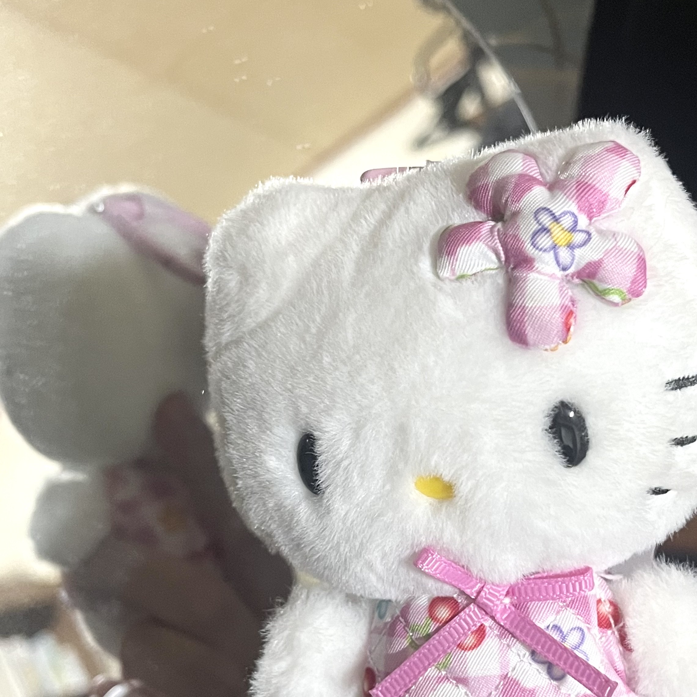 Sanrio Hello Kitty Everyone Quilt Mascot Holder 착용 스타일 - 2