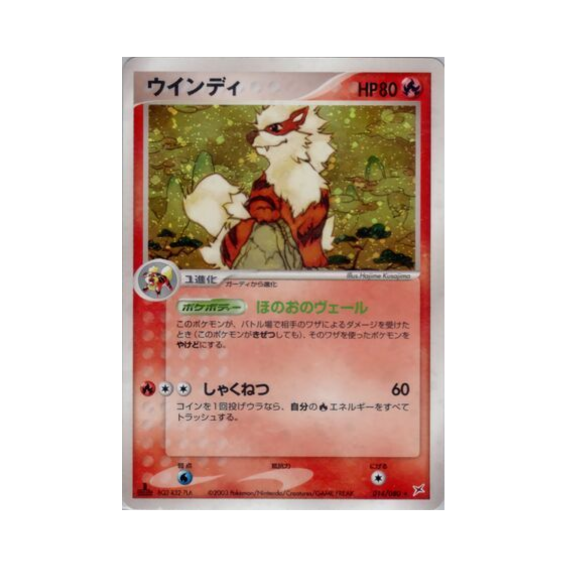 포켓몬 TCG 윈디 R 마그마 VS 아쿠아: 두 야망(일어판)(Pokemon TCG Arcanine R Magma Vs Aqua: Two Ambitions (Japanese Ver.)) - 1