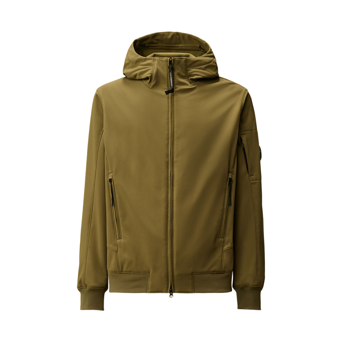 19CMOW701A006097A652 C.P. Company C.P. Shell-R Hooded Jacket Elmwood Green - 25FW