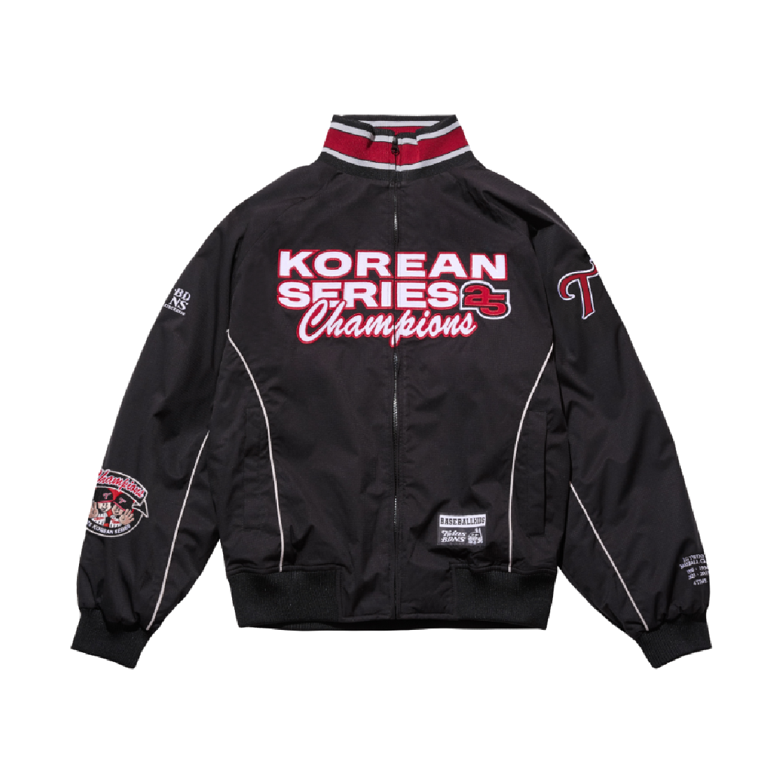 25BDLGCH02 BDNS x LG TWINS 2025 Champions Dugout Jumper Black