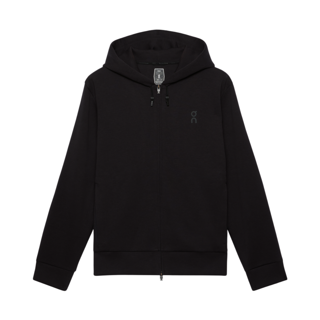 1MF30300553 On Running Focus Tech Zip Hoodie Black