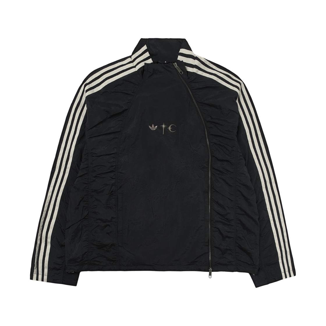 KC2200 Adidas x Thug Club Woven Track Top Black Silver Metallic - KR Sizing