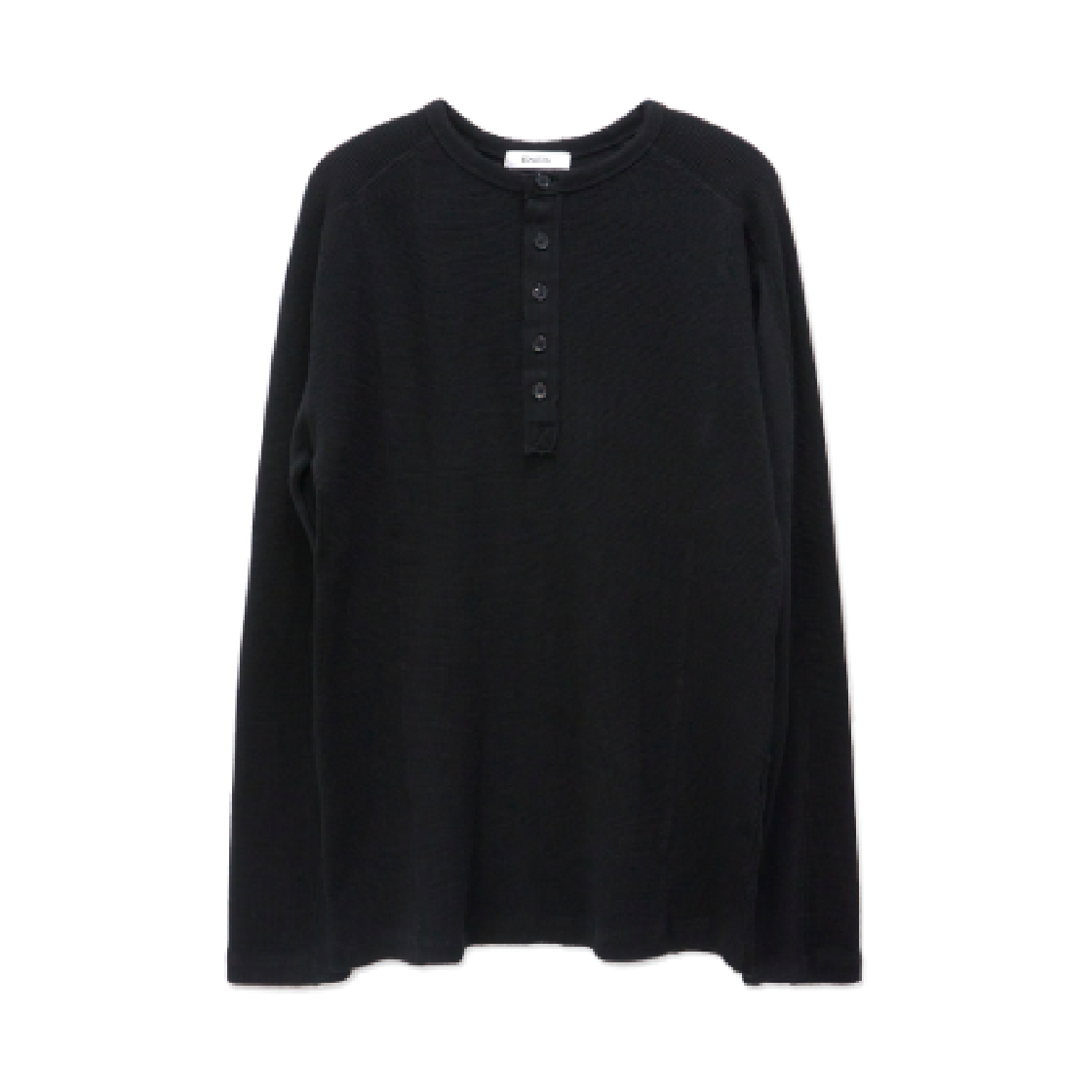 이그노타 코어:13 버튼 롱슬리브 티셔츠 블랙