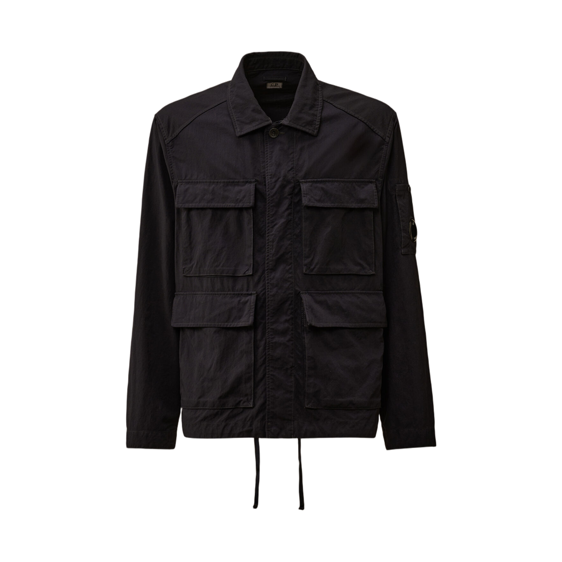 19CMOW070A110305G888 C.P. Company Twill Field Jacket Total Eclipse Blue - 25FW