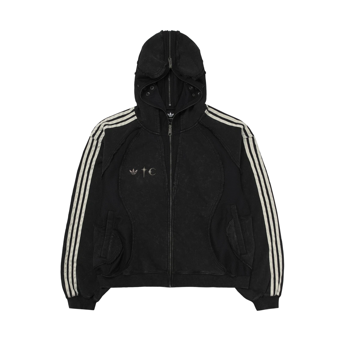 Adidas Adidas x Thug Club Teamgeist Sweat Hooded Zip Up Black - KR Sizing · XS